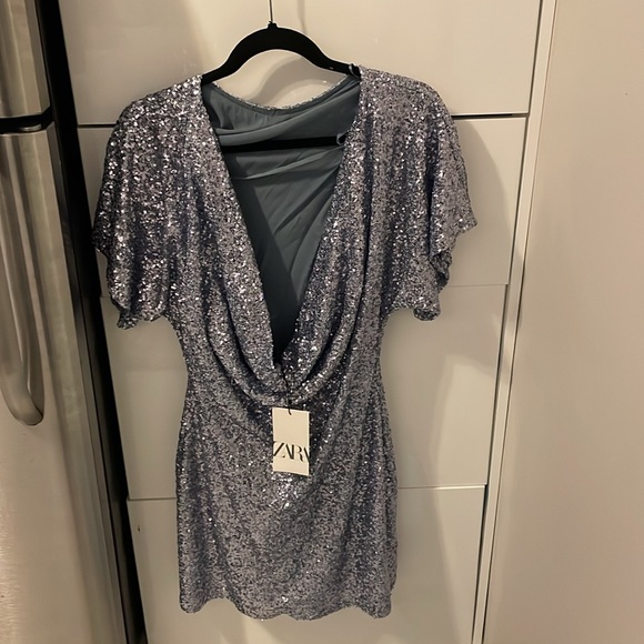 Zara Short Sequin Dress - Picture 5 of 6